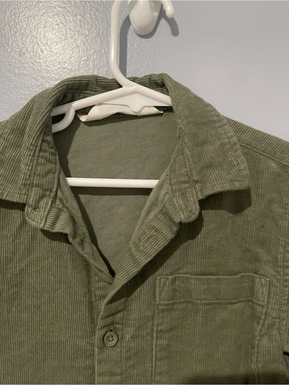 Olive Green Corduroy Shirt - H&M | 3T